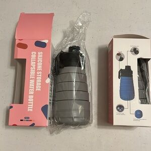 NIB Bluitza Silicone Storage Collapsible Water Bottle